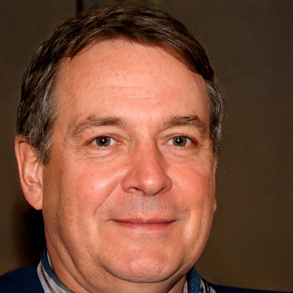 Satisfied customer portrait showing genuine happiness with floral service